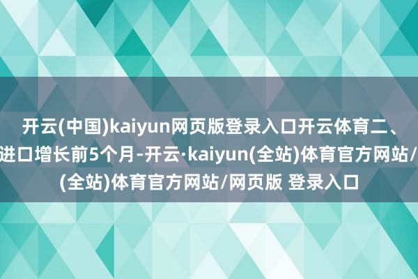 开云(中国)kaiyun网页版登录入口开云体育二、对东盟、欧盟出进口增长前5个月-开云·kaiyun(全站)体育官方网站/网页版 登录入口